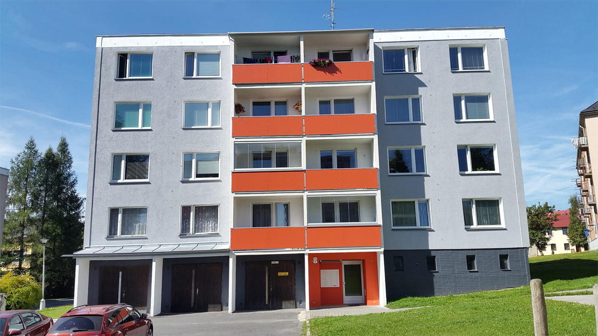 Čtyřpodlažní panelový dům - Rýmařov, Pivovarská