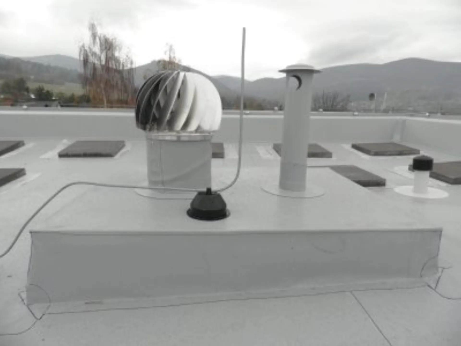 stresni krytina mPVC, vetraci turbiny - 2